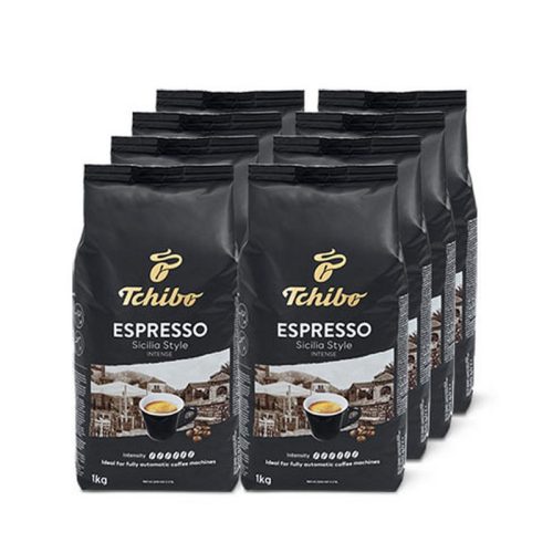 Tchibo Espresso Sicilia Style cafea boabe 8x1 Kg (O cutie)